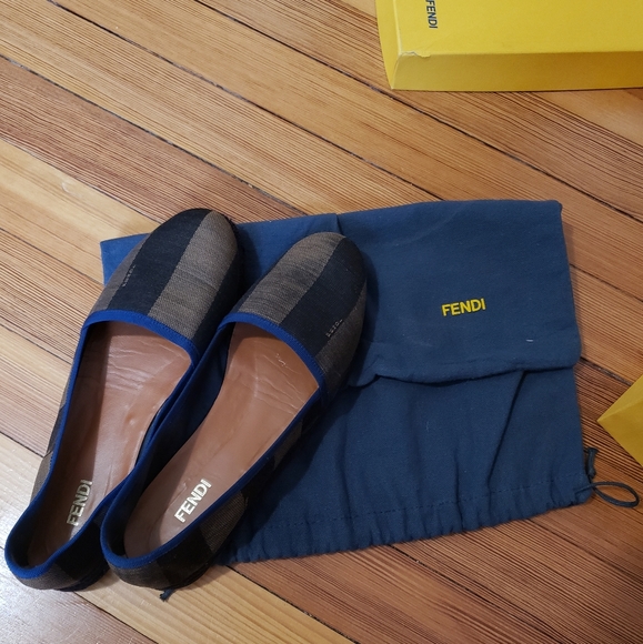 Fendi Striped Espadrilles - Picture 1 of 10
